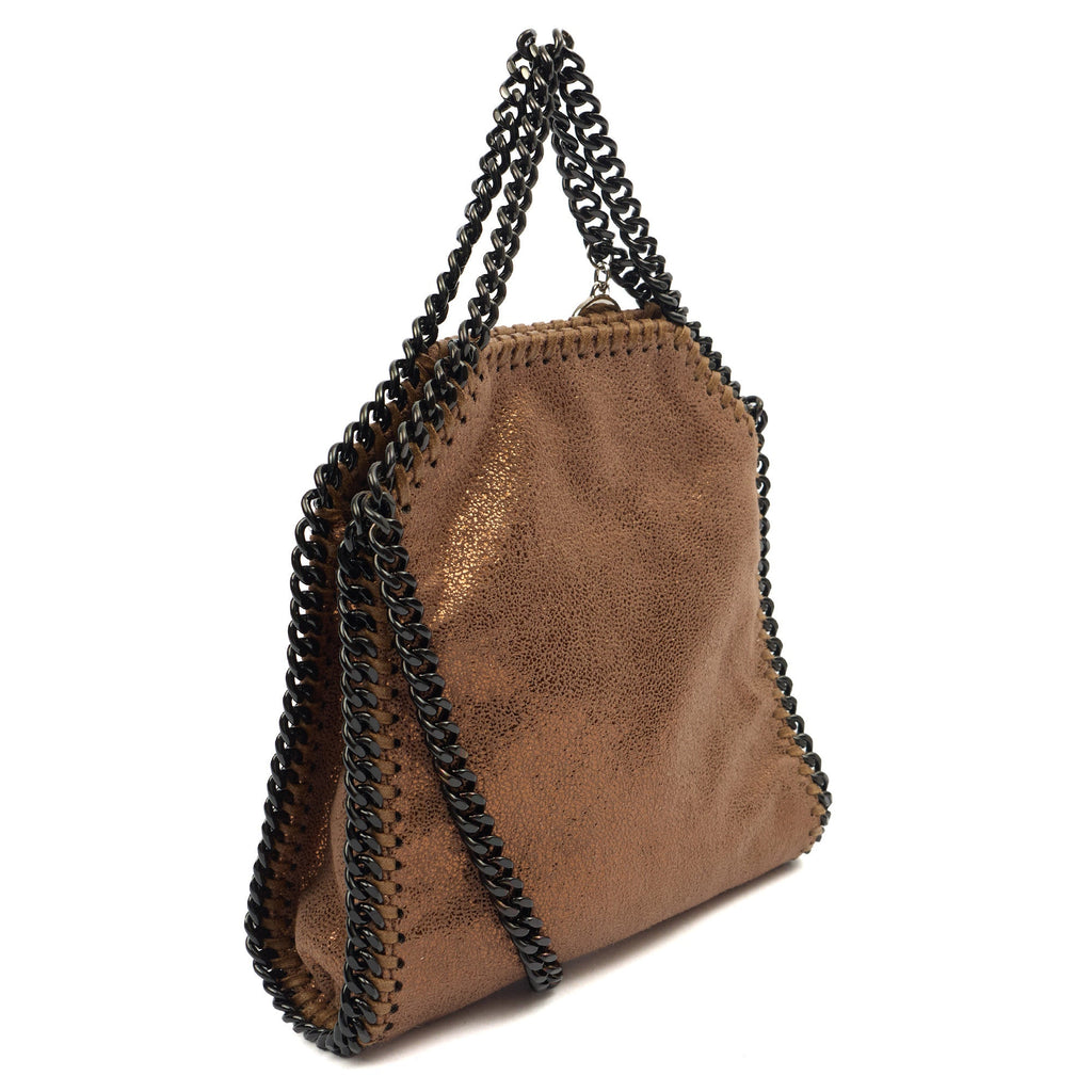 Stella McCartney Tote Falabella Mini Tote in Brown, Vegan Leather