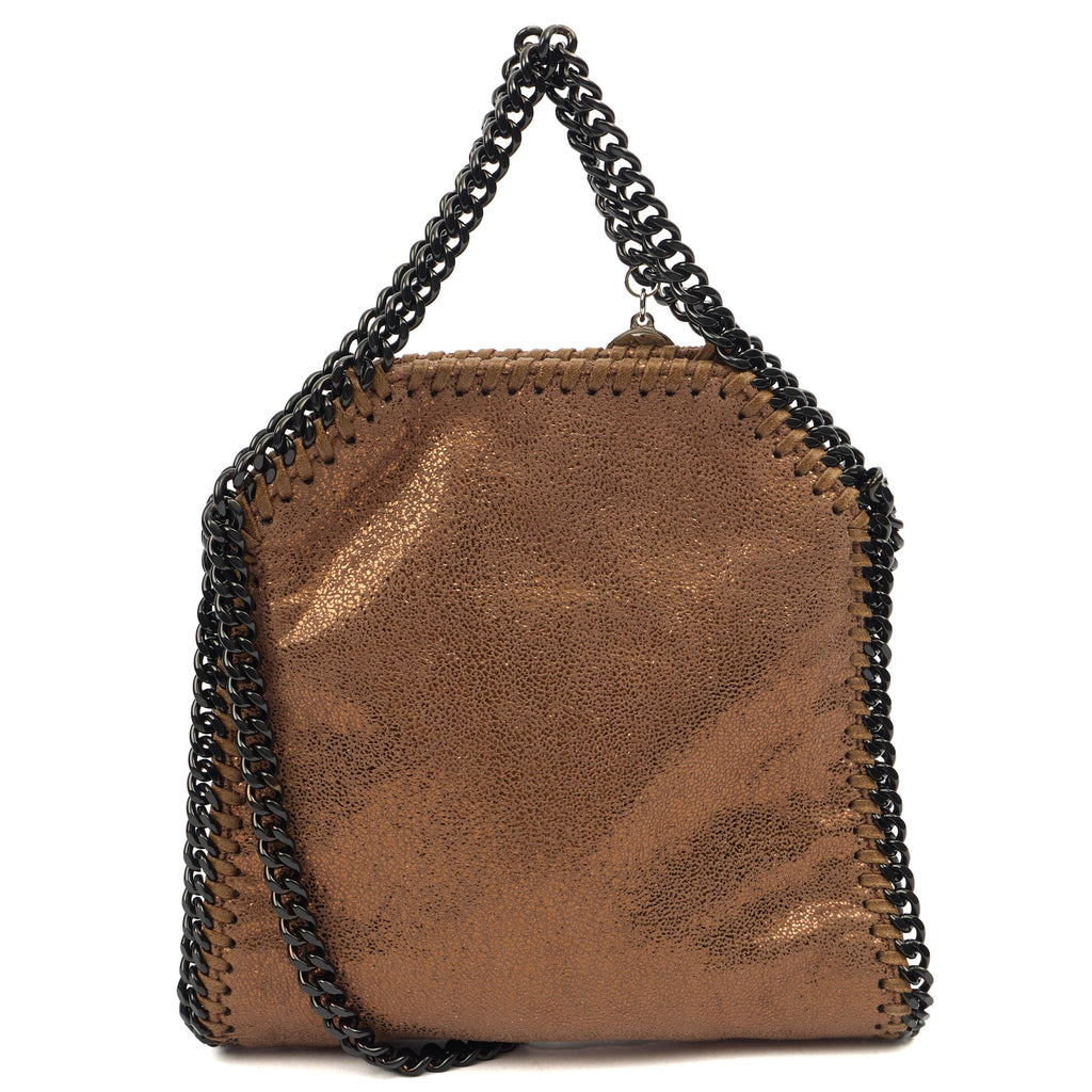 Stella McCartney Tote Falabella Mini Tote in Brown, Vegan Leather