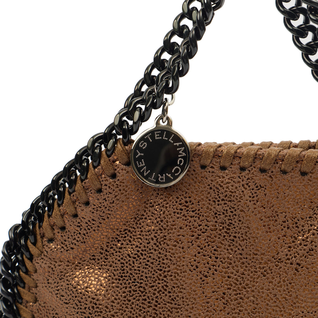 Stella McCartney Tote Falabella Mini Tote in Brown, Vegan Leather