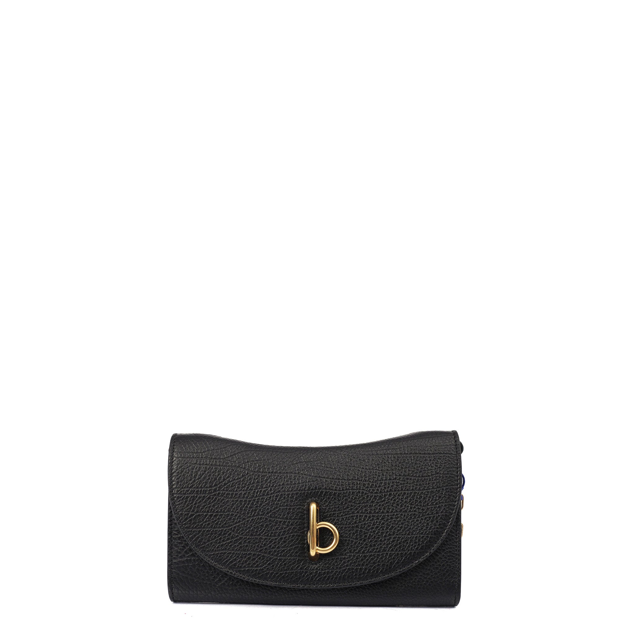Burberry Cross Body Mini Rocking Horse Bag in Black, Leather