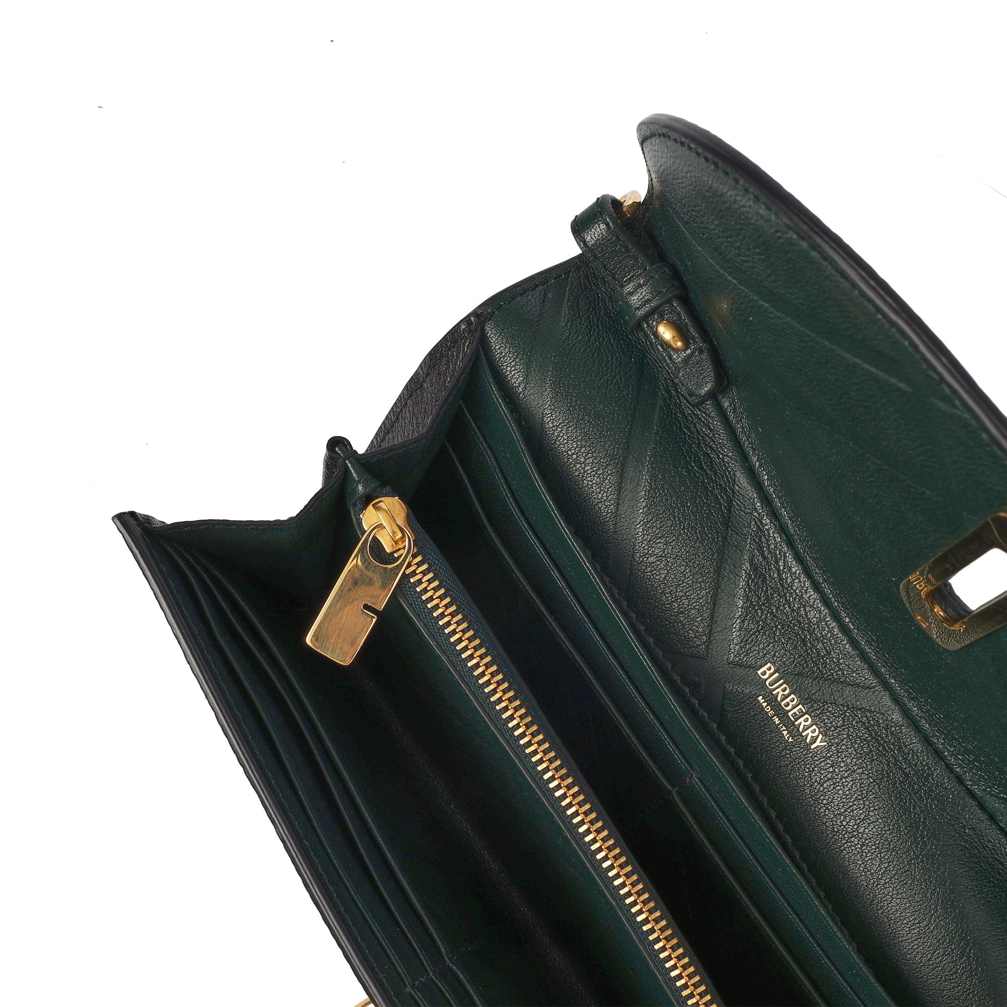 Burberry Cross Body Mini Rocking Horse Bag in Black, Leather