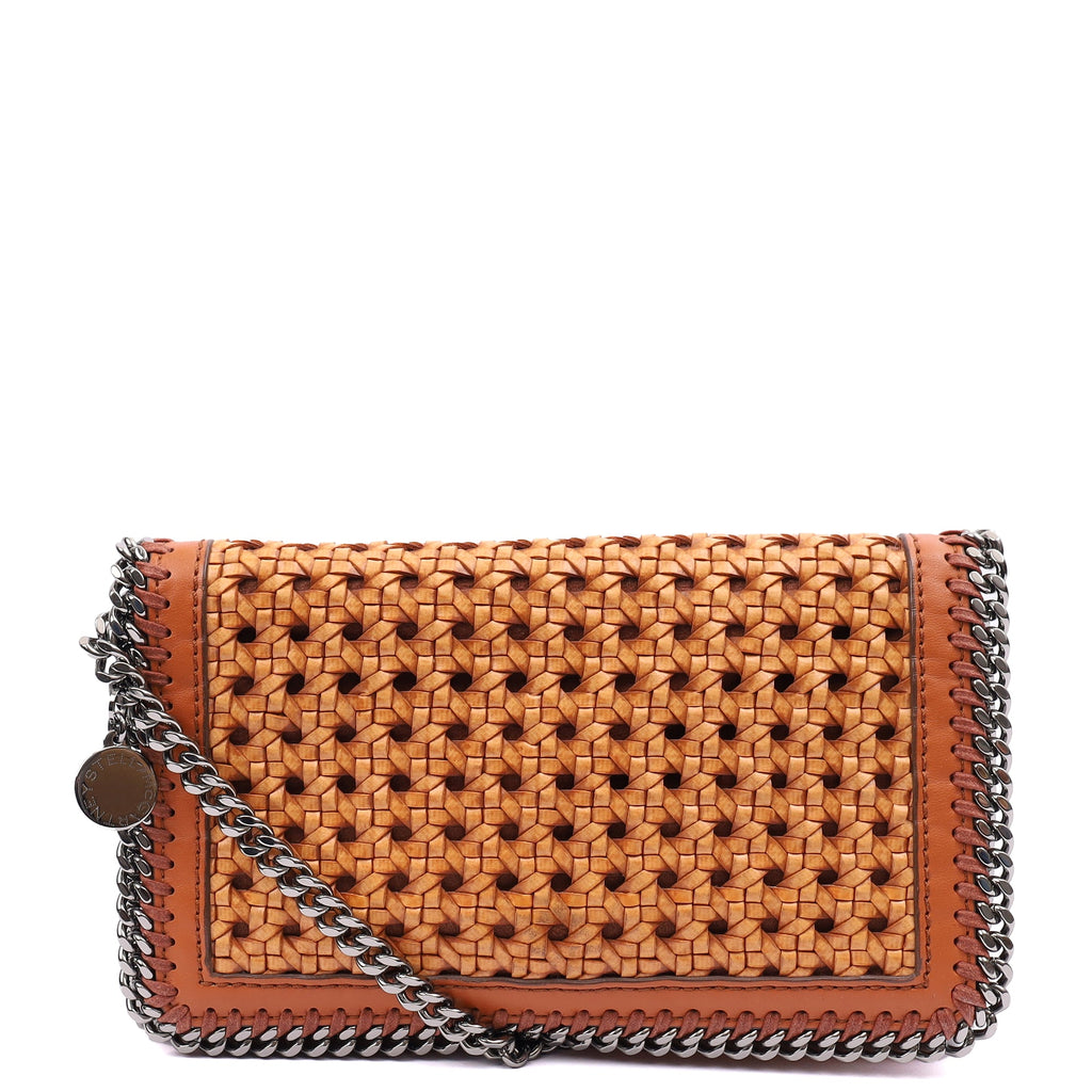 Stella McCartney Shoulder Bag Falabella Clutch in Orange, Leather
