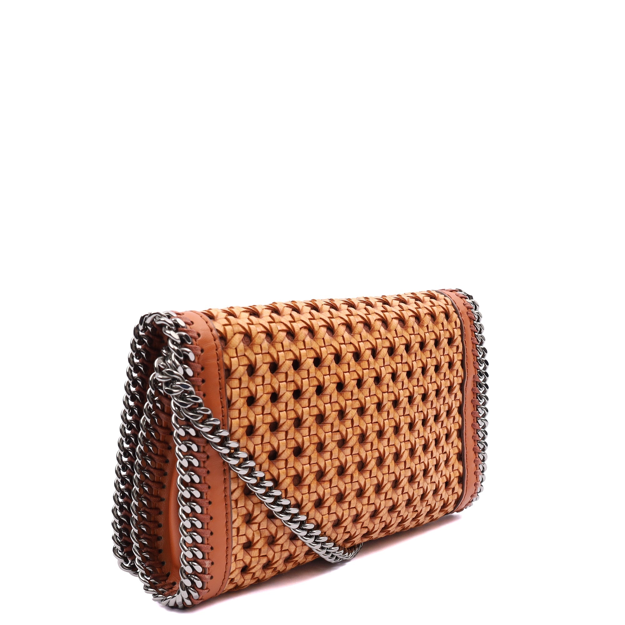 Stella McCartney Shoulder Bag Falabella Clutch in Orange, Leather