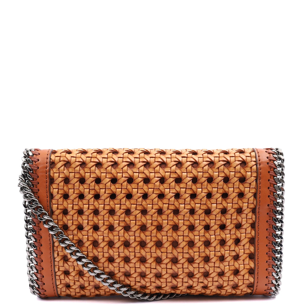 Stella McCartney Shoulder Bag Falabella Clutch in Orange, Leather