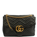 Gucci Shoulder Bag Marmont Shoulder Flap - Large in Black, Leather