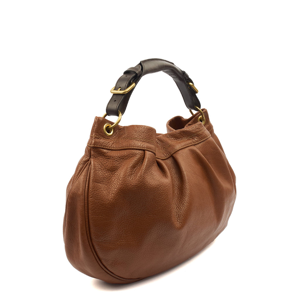 Mulberry Tote Mitzy Tote in Oak, Calfskin Leather
