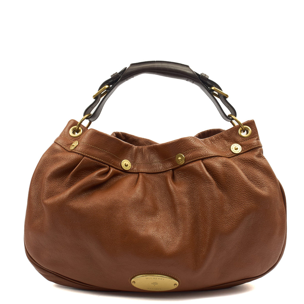 Mulberry Tote Mitzy Tote in Oak, Calfskin Leather