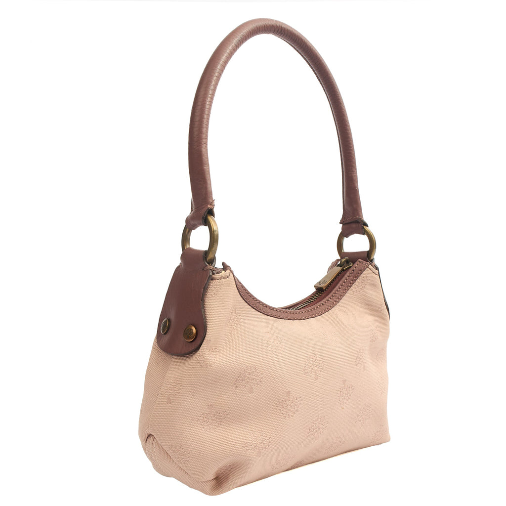 Mulberry Shoulder Bag Vintage Tote  in Purple, Fabric