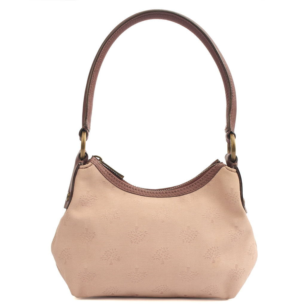 Mulberry Shoulder Bag Vintage Tote  in Purple, Fabric