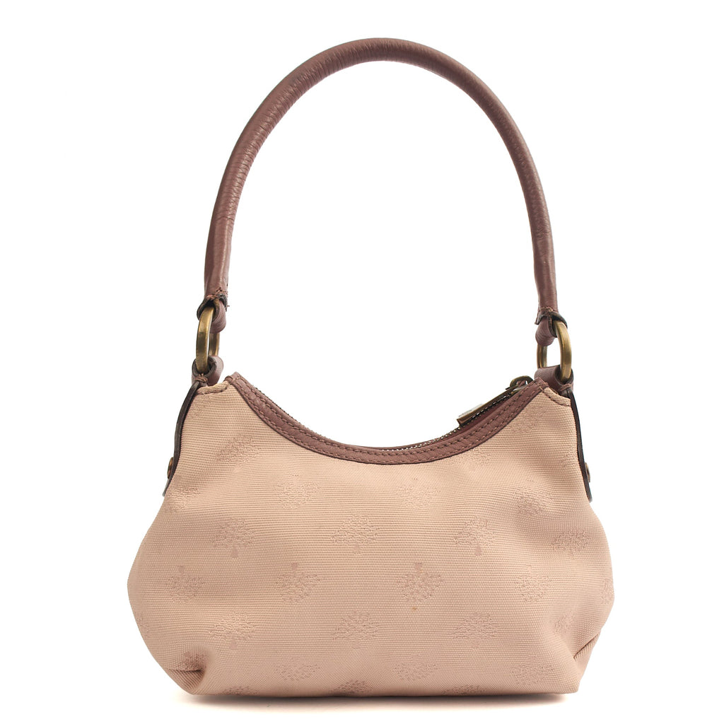 Mulberry Shoulder Bag Vintage Tote  in Purple, Fabric