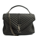 Saint Laurent Cross Body College - Large in Black, Leather