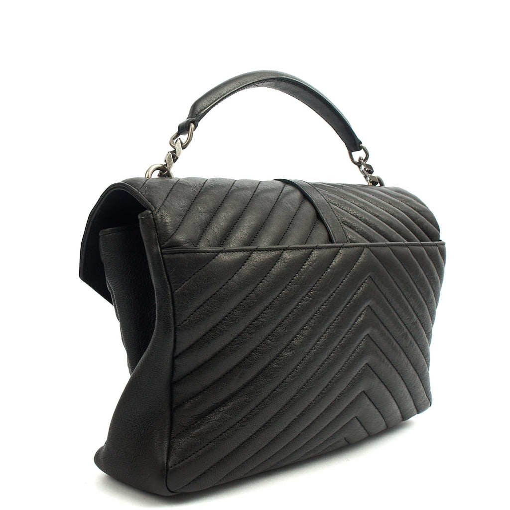 Saint Laurent Cross Body College - Large in Black, Leather