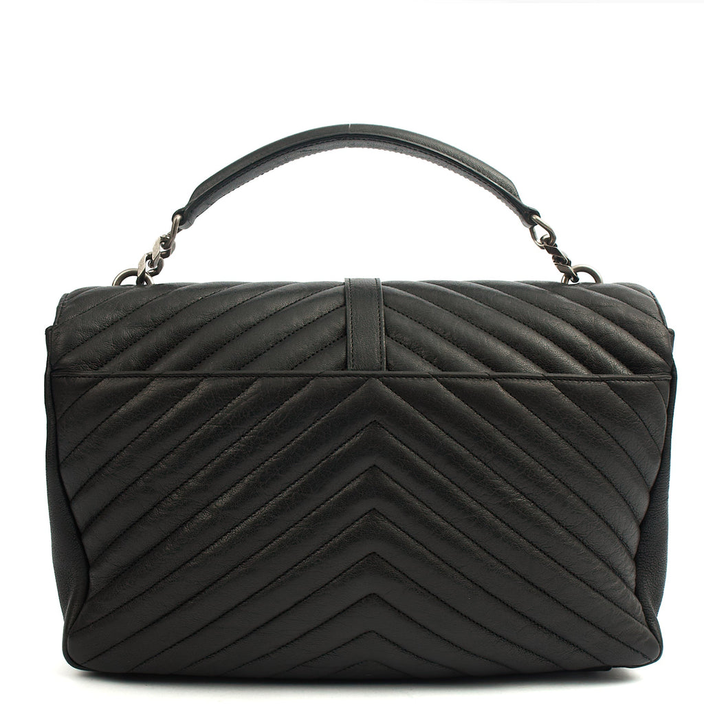Saint Laurent Cross Body College - Large in Black, Leather