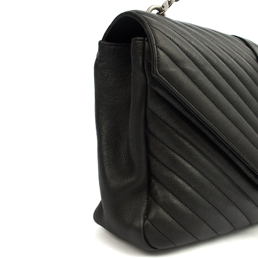 Saint Laurent Cross Body College - Large in Black, Leather