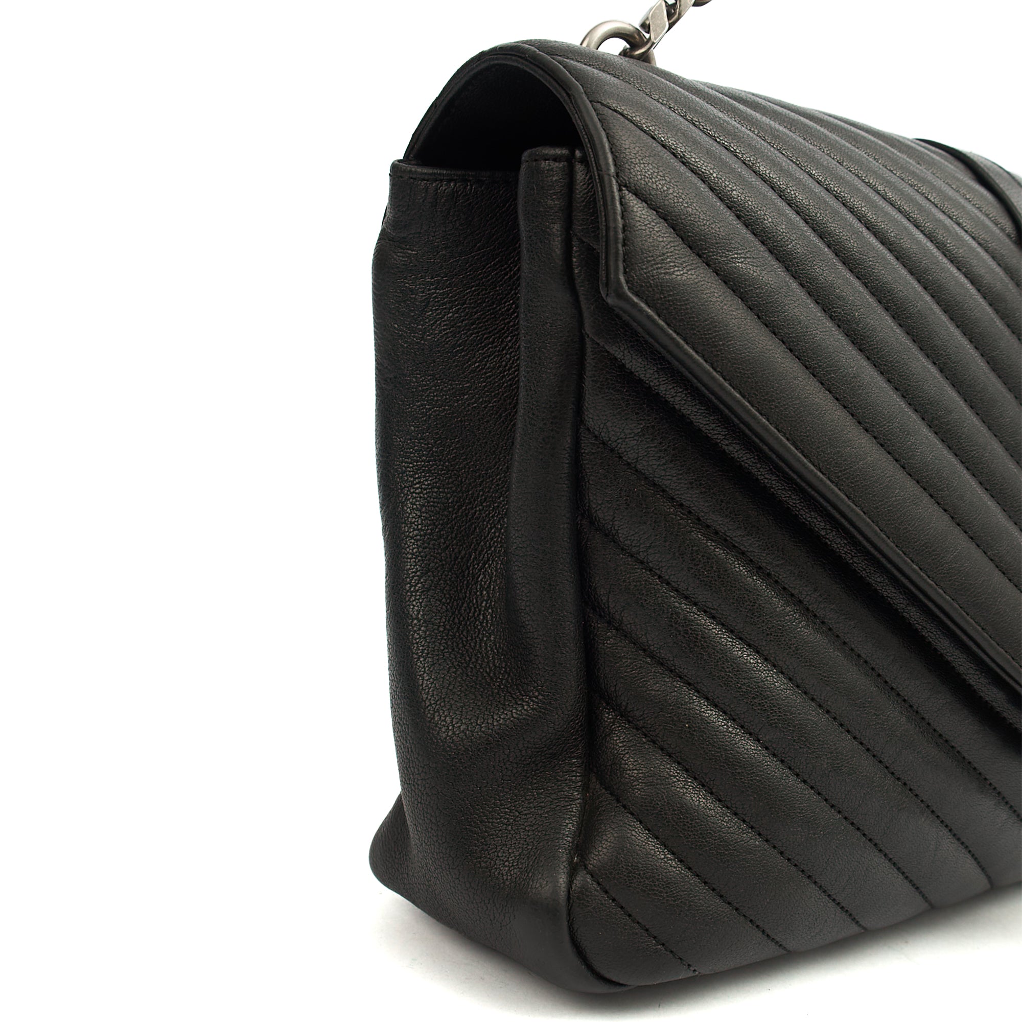 Saint Laurent Cross Body College - Large in Black, Leather