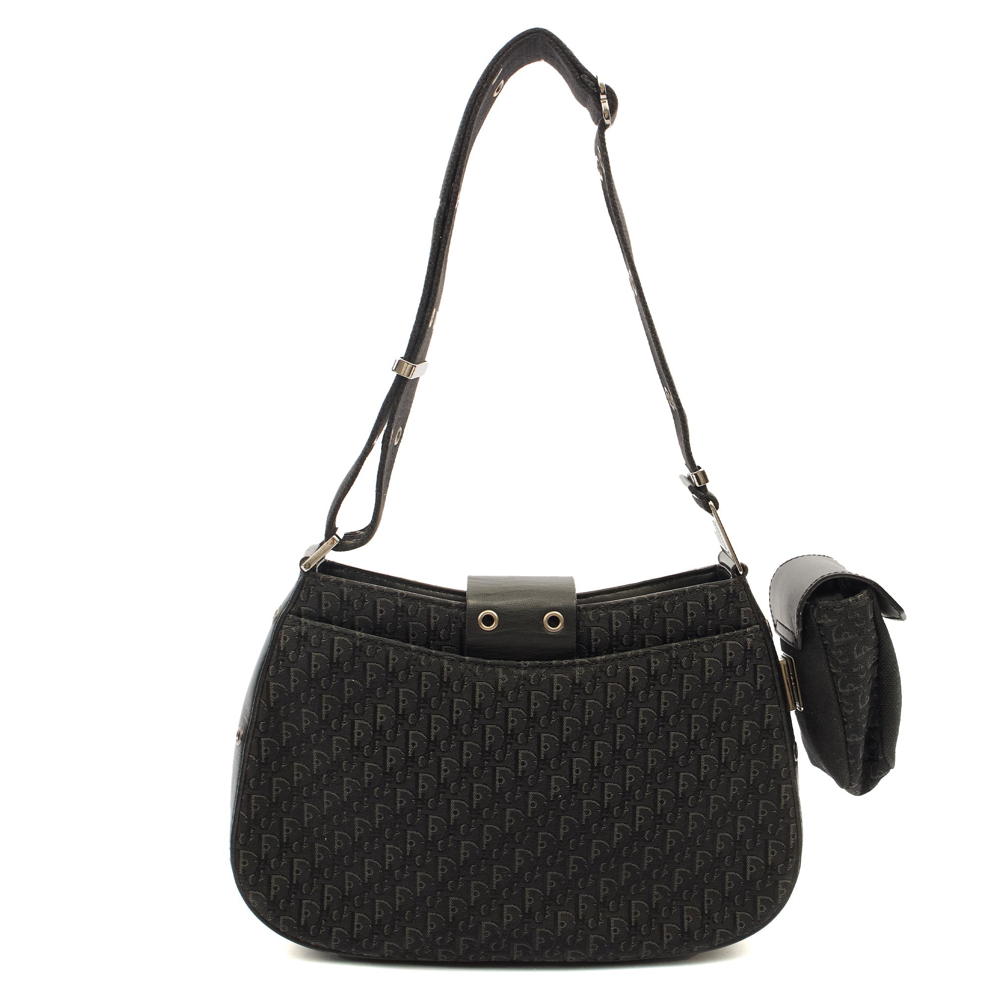 Christian Dior Shoulder Bag Street Chic Columbus in Black, Fabric