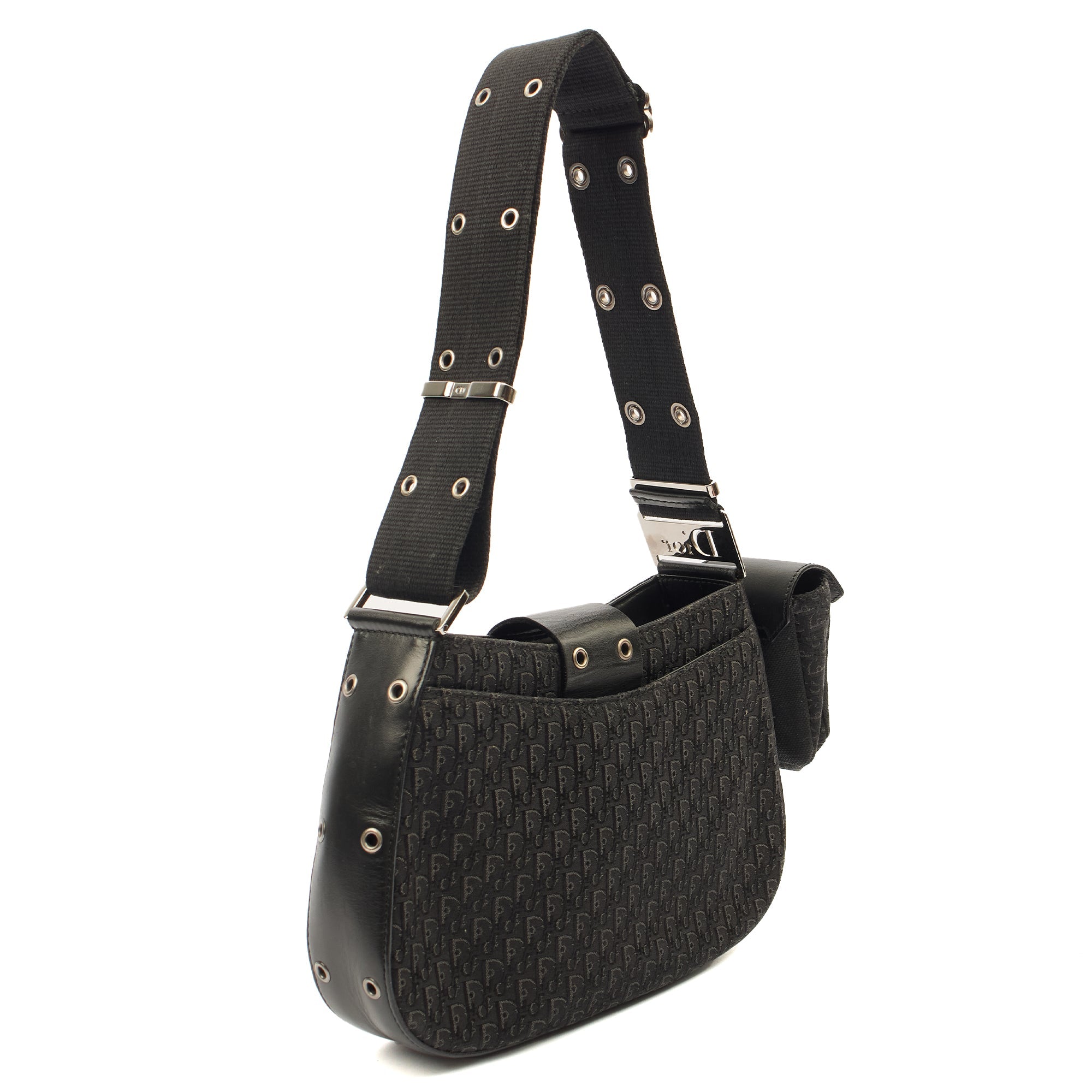 Christian Dior Shoulder Bag Street Chic Columbus in Black, Fabric