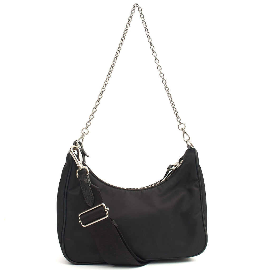 Prada Cross Body Re-Edition 2005 Re-Nylon Bag in Black, Nylon