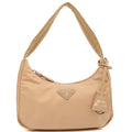 Prada Mini Bag Re-edition 2000 Nylon Mini Bag in Neutral, Nylon