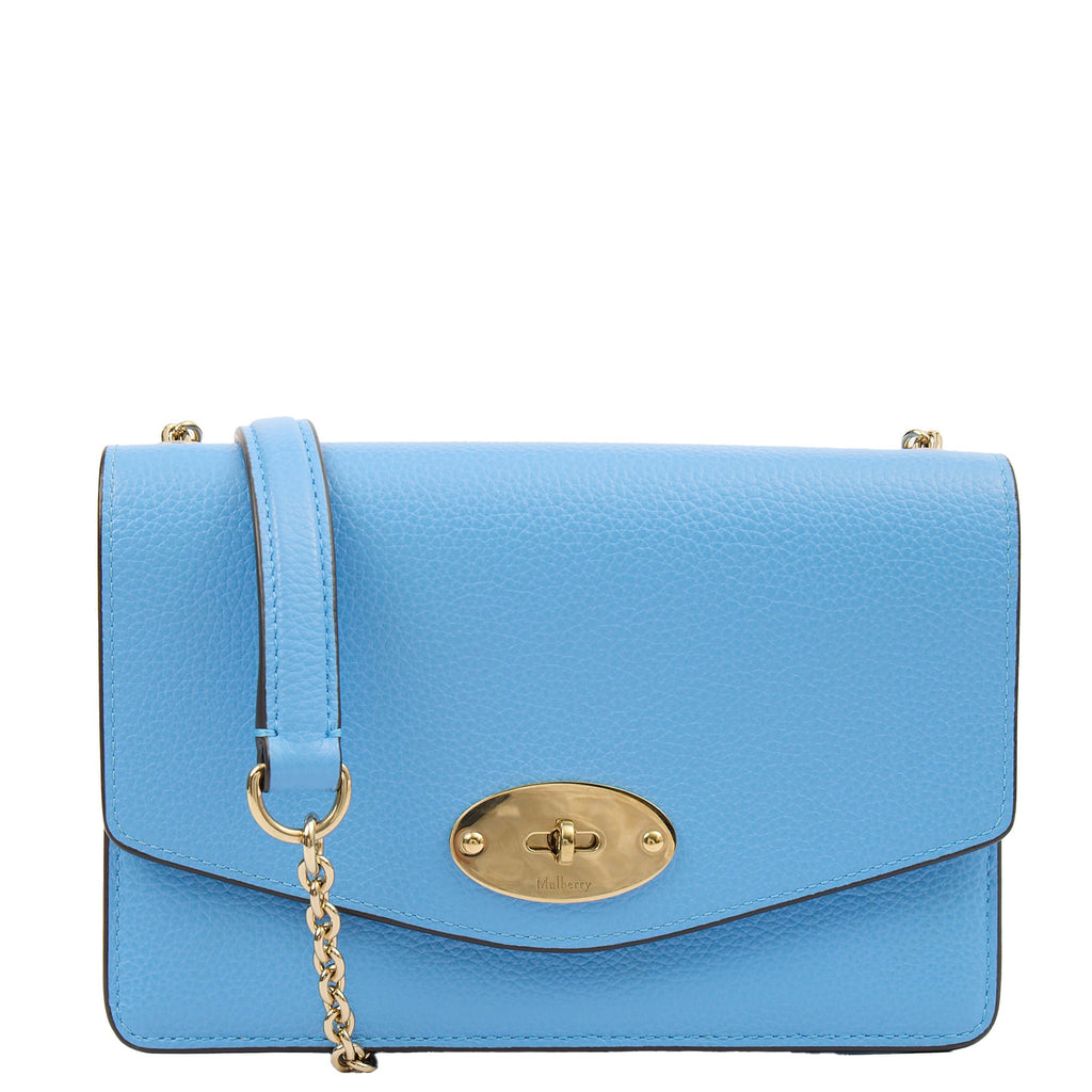 Mulberry Cross Body Darley Shoulder Bag  in Cornflour, Leather