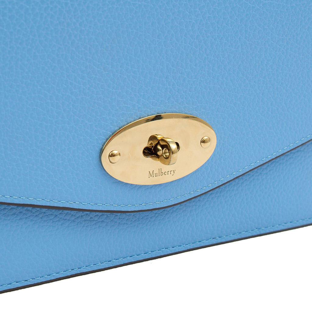 Mulberry Cross Body Darley Shoulder Bag  in Cornflour, Leather