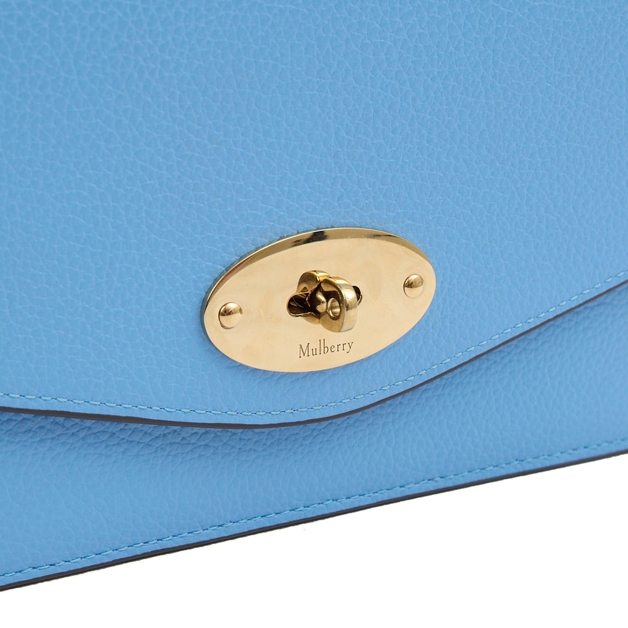 Mulberry Cross Body Darley Shoulder Bag  in Cornflour, Leather