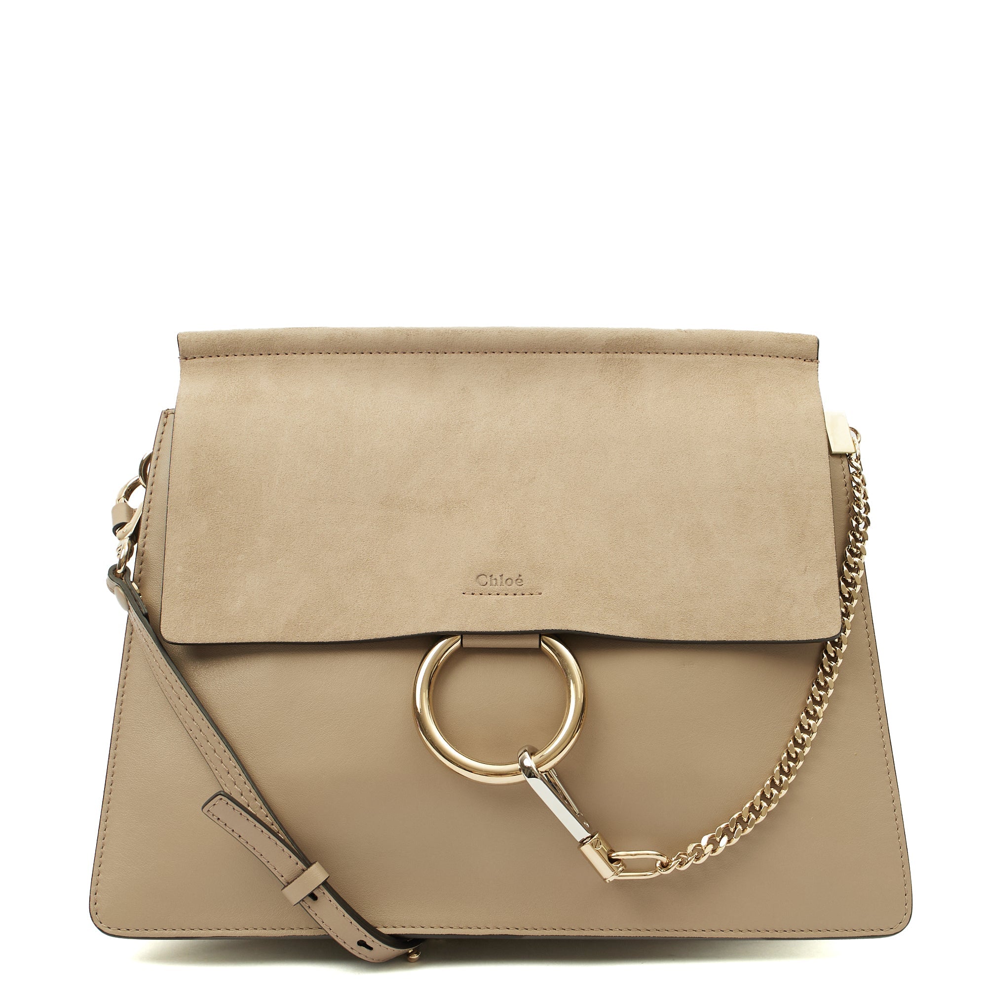 Chloe Cross Body Faye Day - Medium in Neutral, Leather