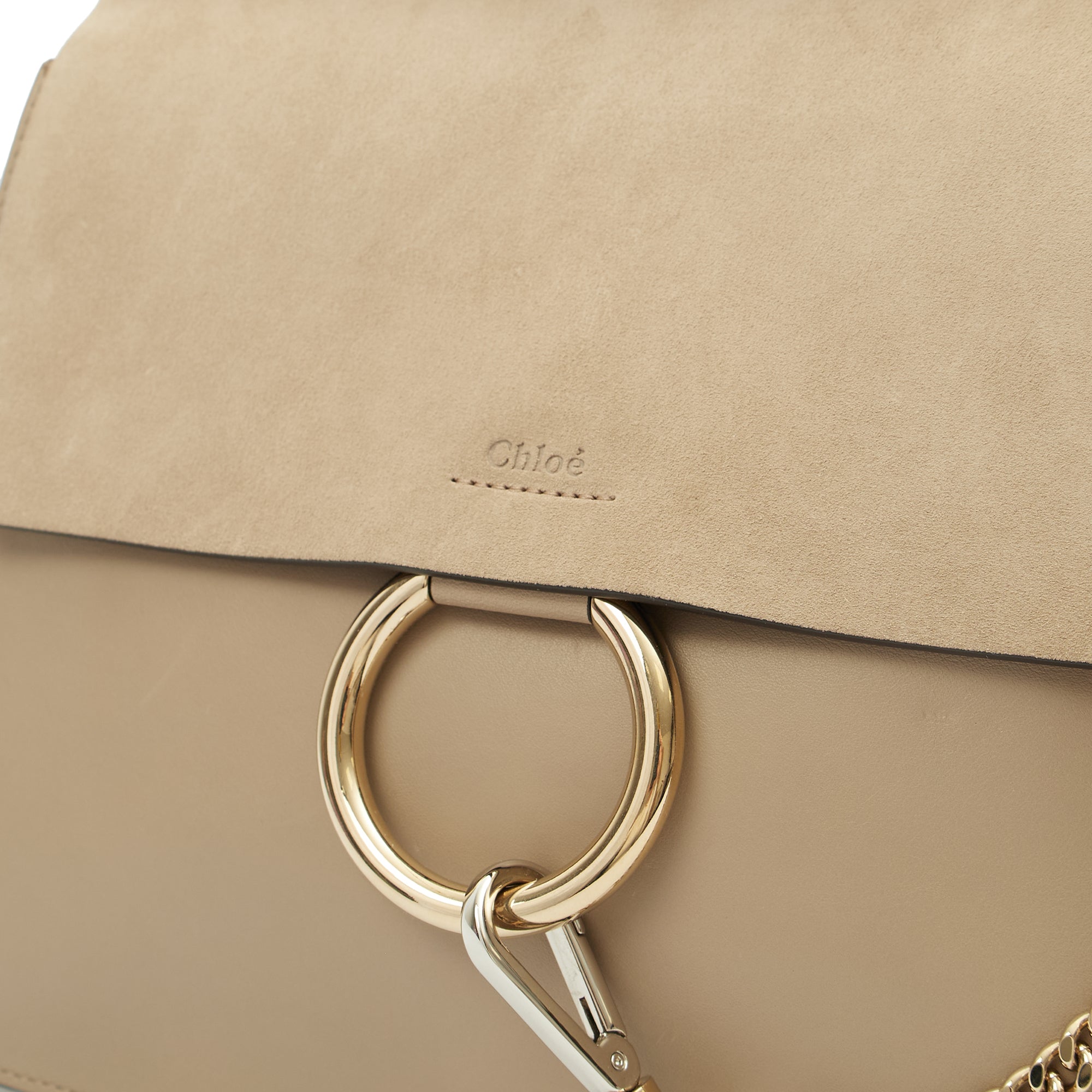 Chloe Cross Body Faye Day - Medium in Neutral, Leather