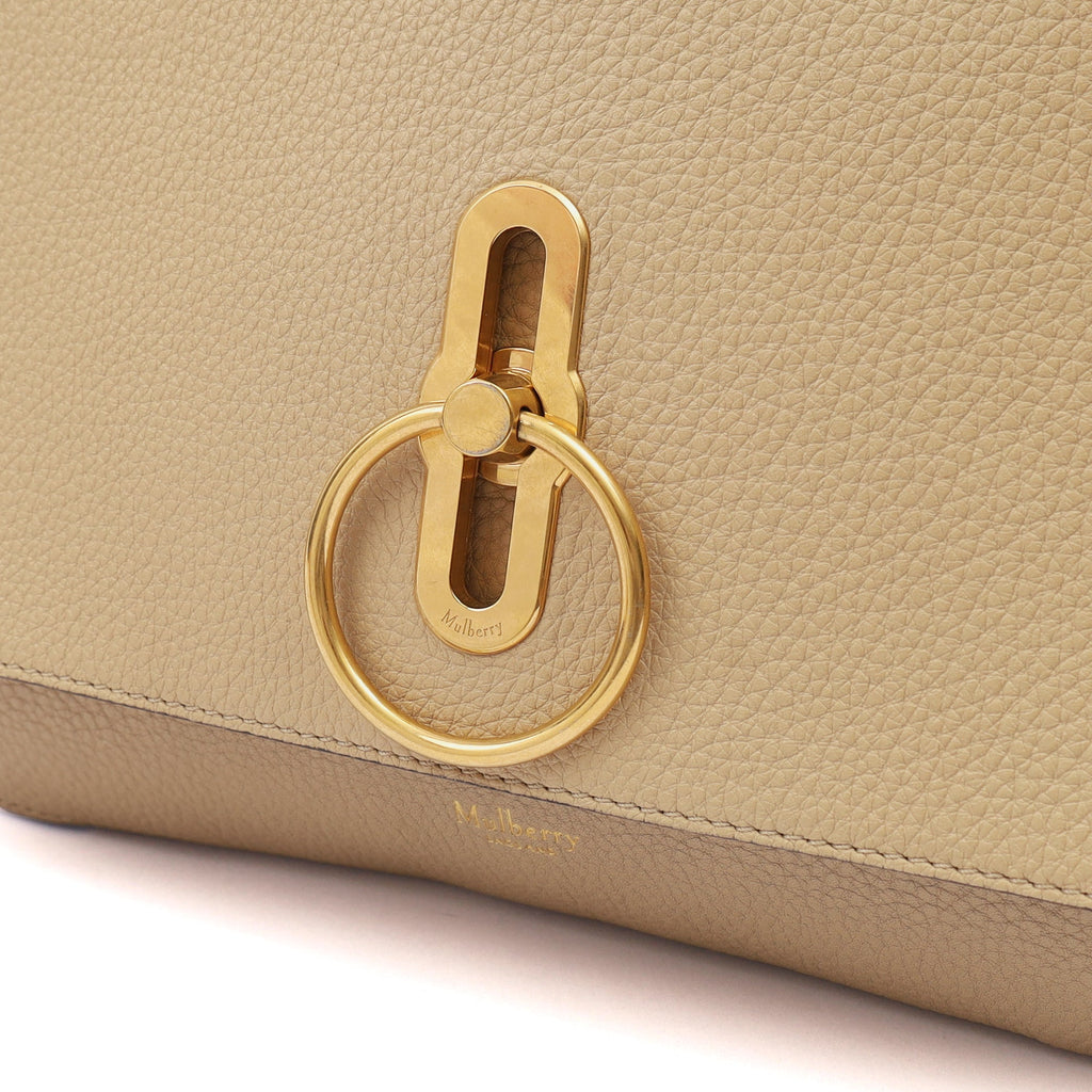 Mulberry Shoulder Bag Marloes in Neutral, Calfskin Leather