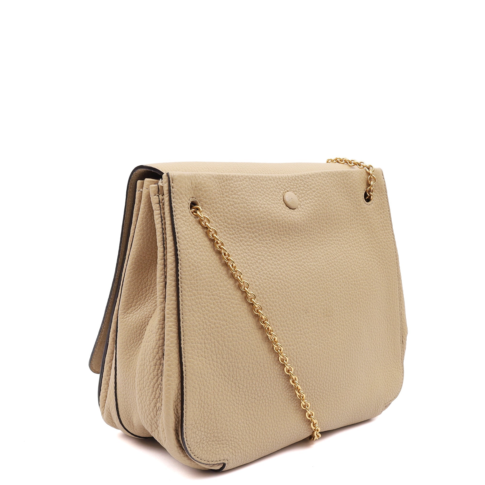 Mulberry Shoulder Bag Marloes in Neutral, Calfskin Leather