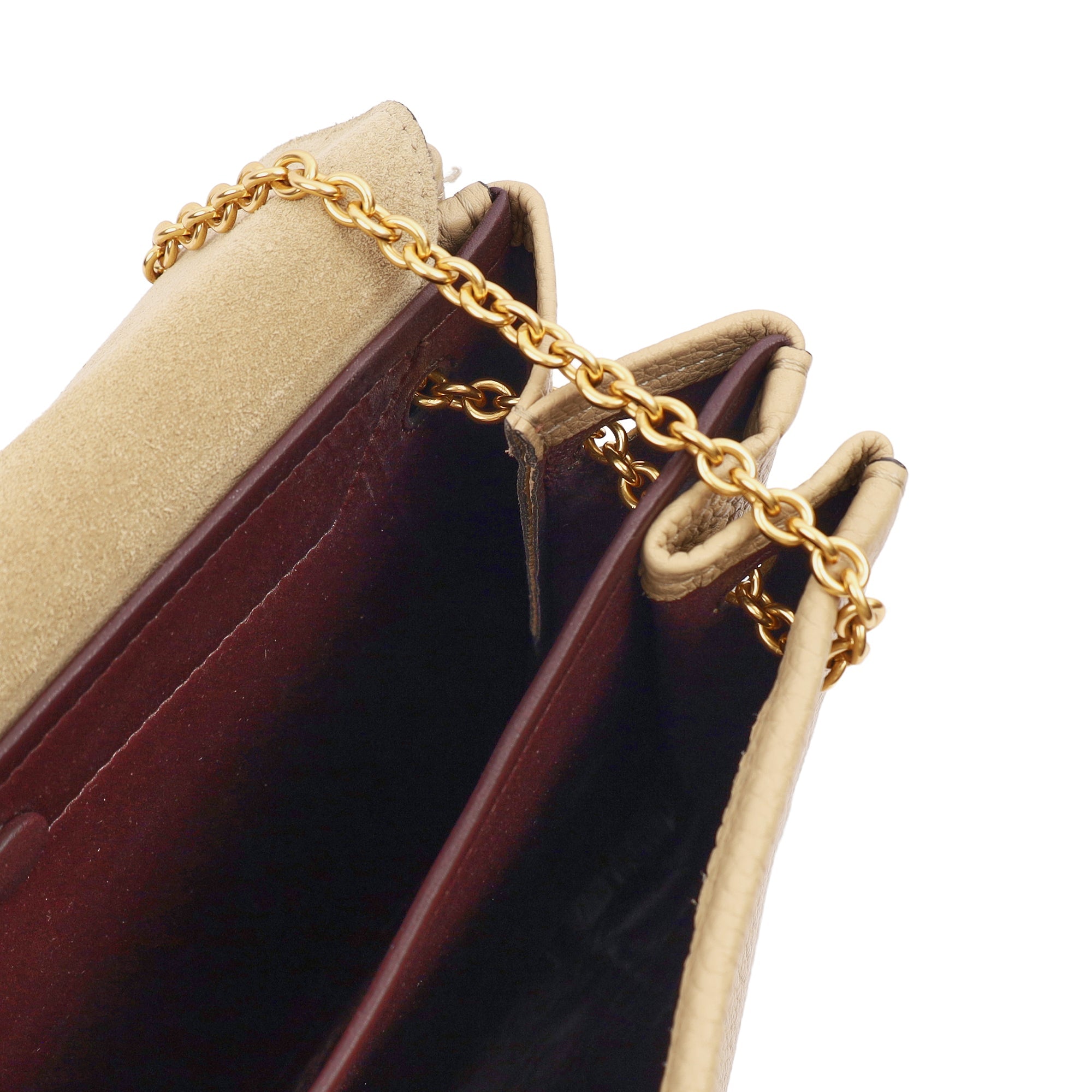 Mulberry Shoulder Bag Marloes in Neutral, Calfskin Leather