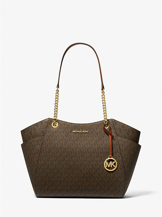 Michael Kors Jet Signature Logo Shoulder Bag for Women 19015