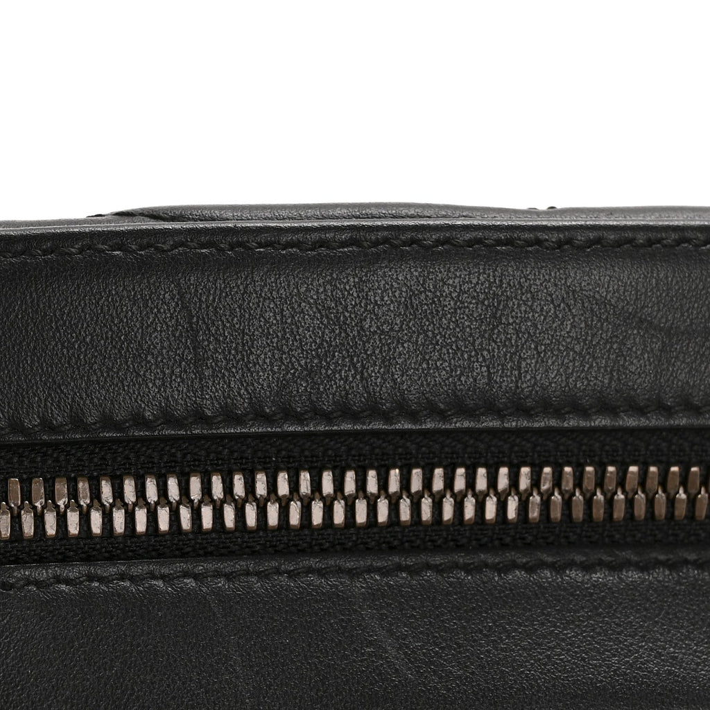 Calfskin Matelasse Animal Studs GG Marmont Belt Bag 85 34 Black