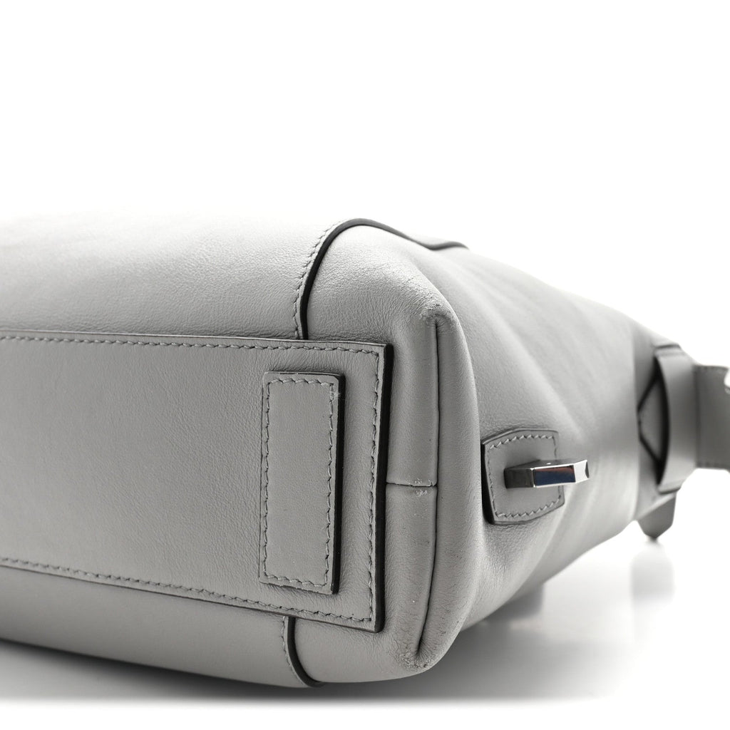 Calfskin Small Soft Antigona Pearl Grey