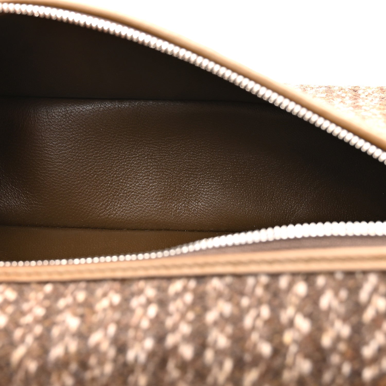 Cashmere Extra Pocket Pouch L19 Mocha Latte Ebony
