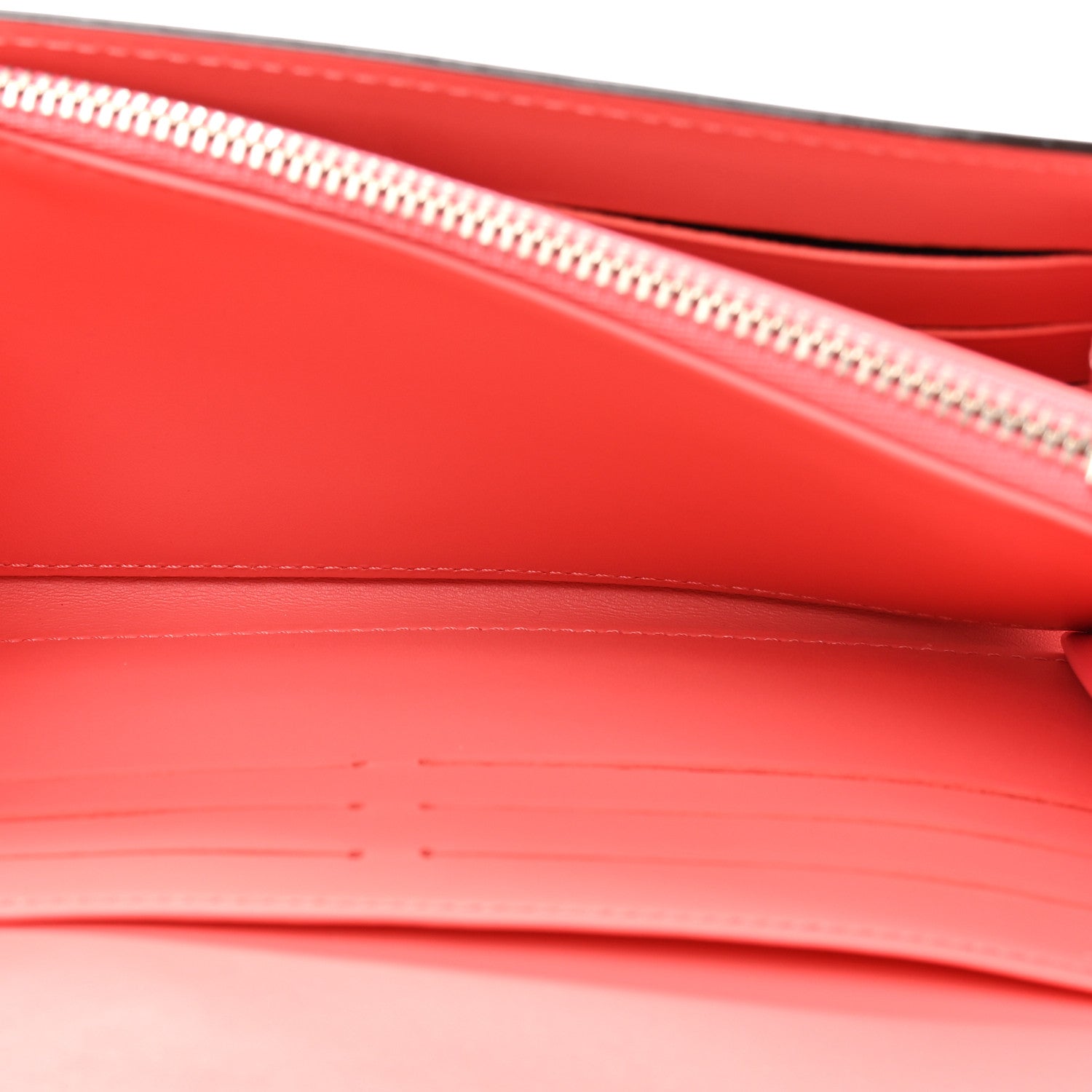 Patent Louise Wallet Rose Litchi