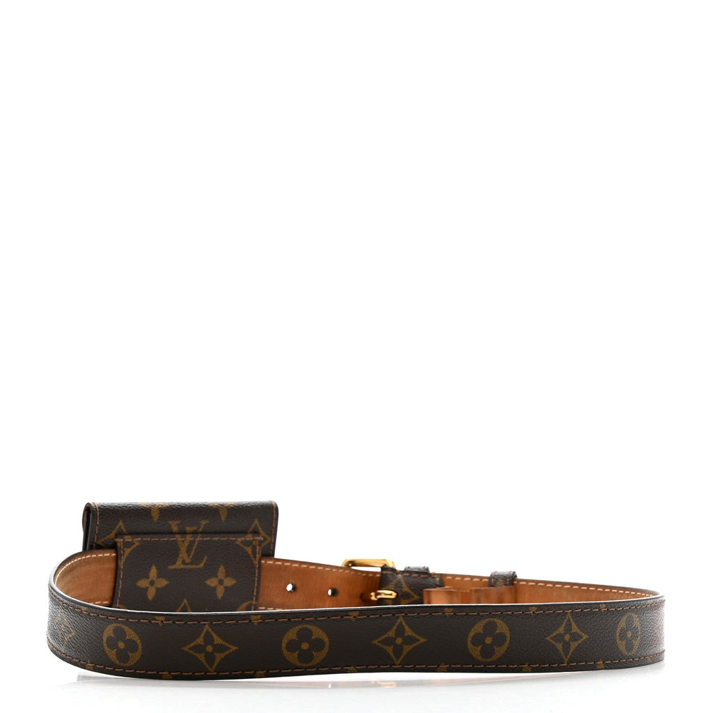 Monogram Ceinture Pochette Solo Belt 80 32