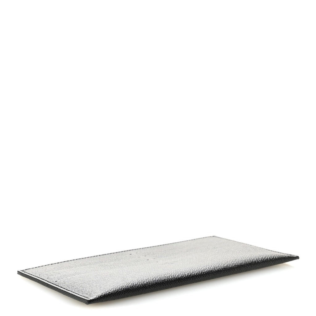 Calfskin Felicie Chain Wallet  Holder Insert Black