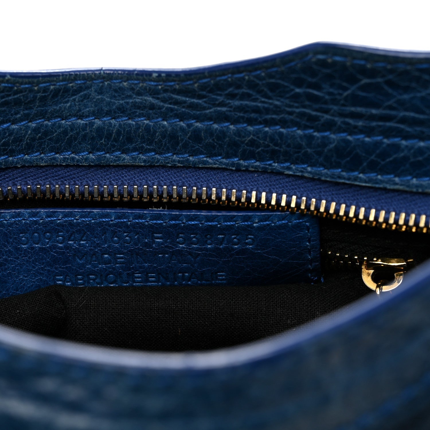 Agneau Giant 12 Gold Hardware Mini City Bleu Lazuli