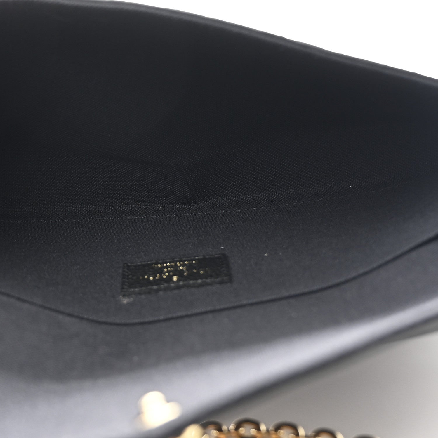 Empreinte Pochette Felicie Chain Wallet Black