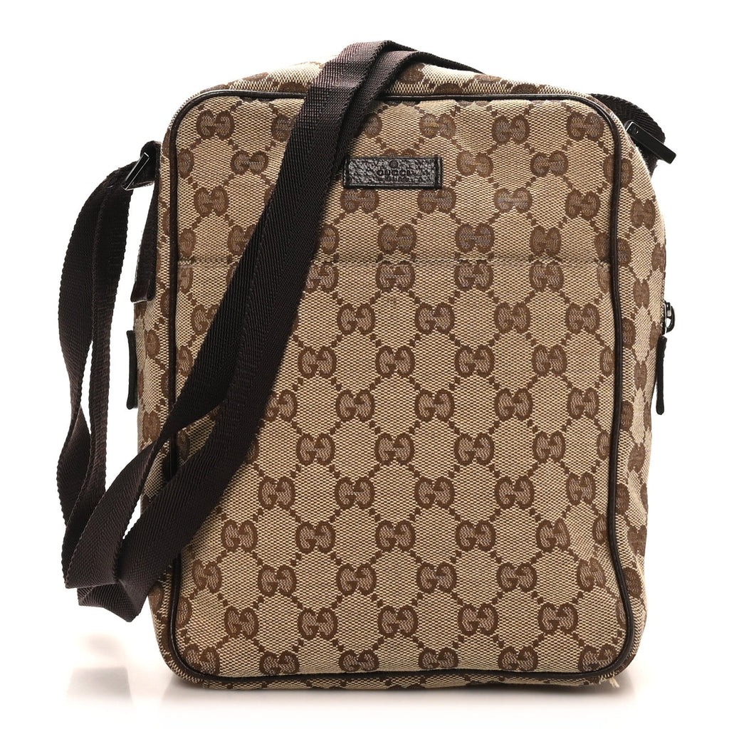 Monogram Messenger Bag Brown