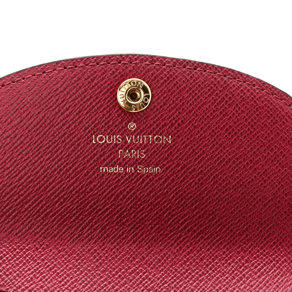 Monogram Rosalie Coin Purse Fuchsia