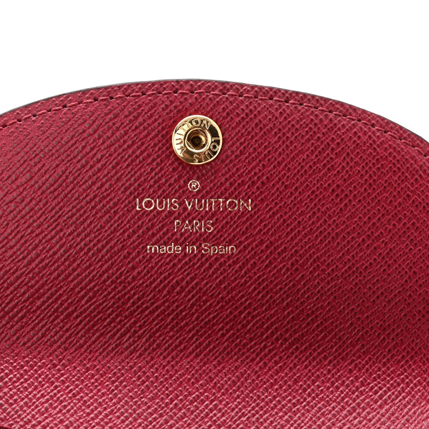 Monogram Rosalie Coin Purse Fuchsia