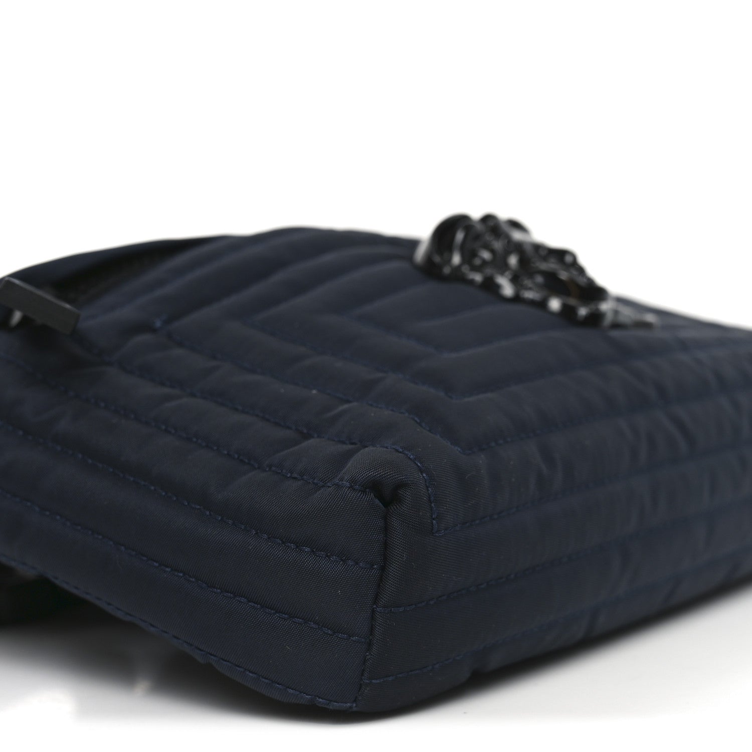 Nylon Palazzo Medusa Belt Bag Navy