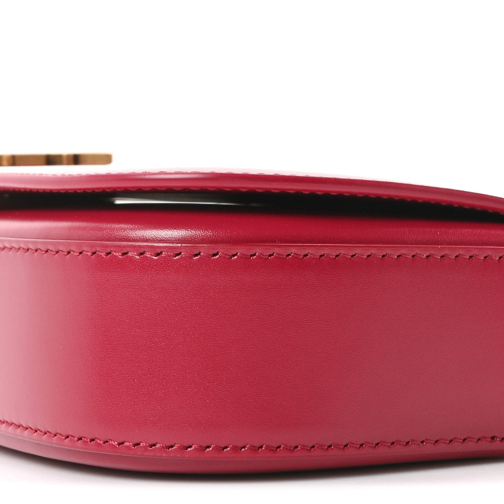 Box Calfskin Mini Voltaire Shoulder Bag Raspberry Pink