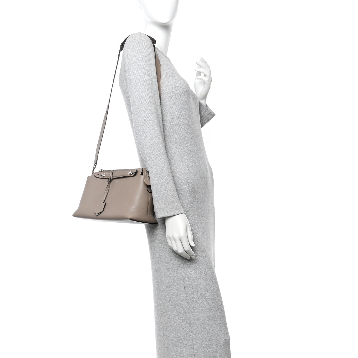 Vitello Dolce Medium By The Way Boston Bag Tortora