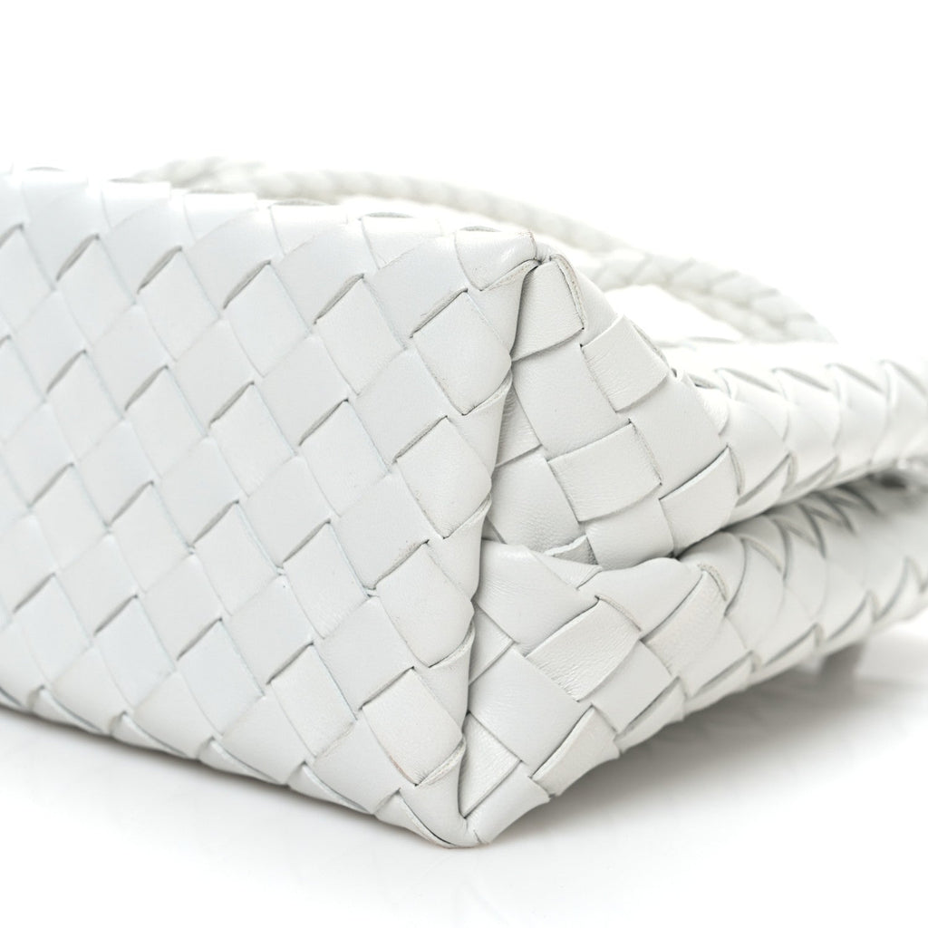 Nappa Intrecciato Small Andiamo Shoulder Bag Hoarfrost