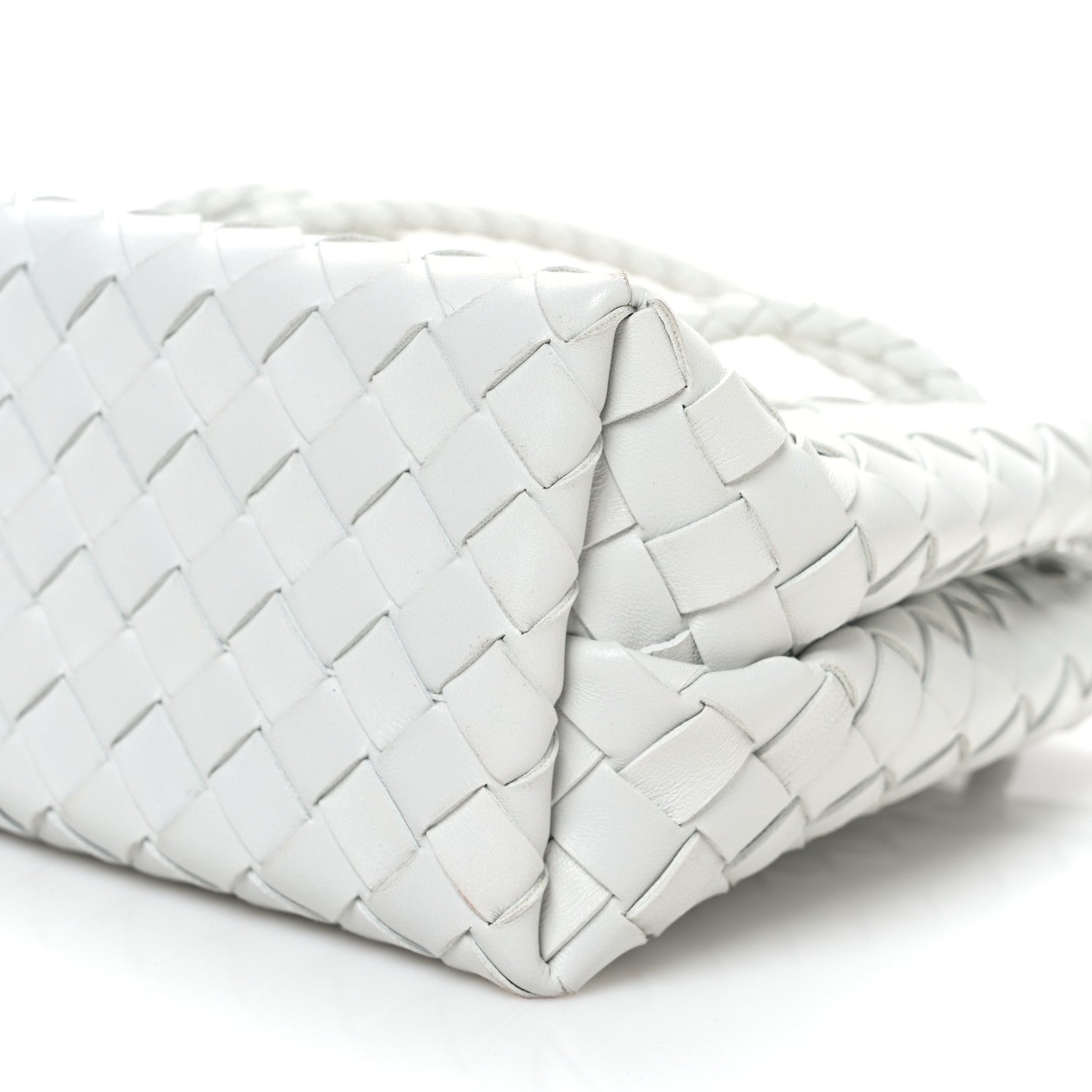 Nappa Intrecciato Small Andiamo Shoulder Bag Hoarfrost
