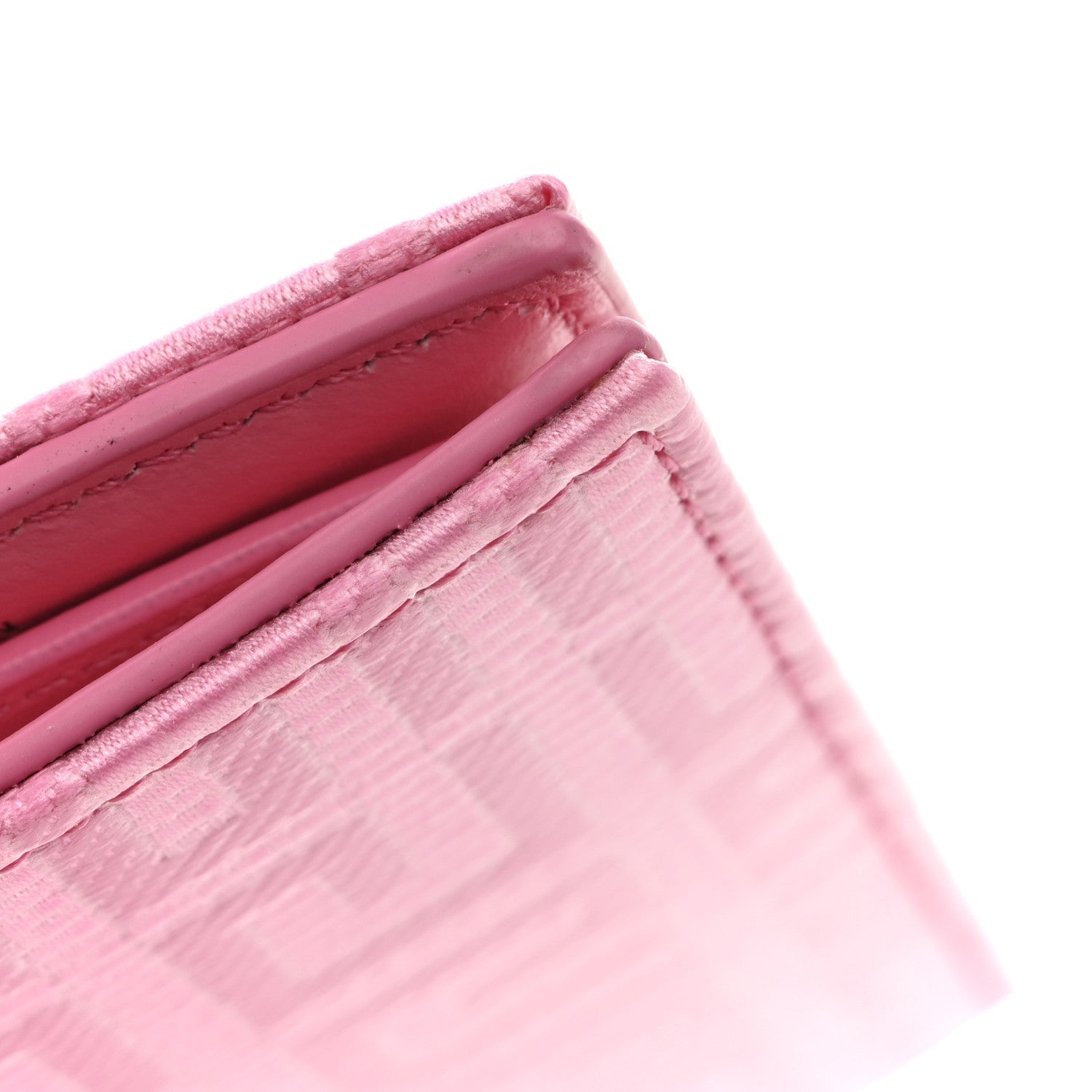 Embroidered Canvas 4G Logo G-Cut Bi-Fold Wallet Bright Pink