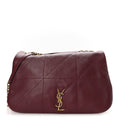 Lambskin Matelasse Monogram Large Jamie 4.3 New Dark Bordeaux